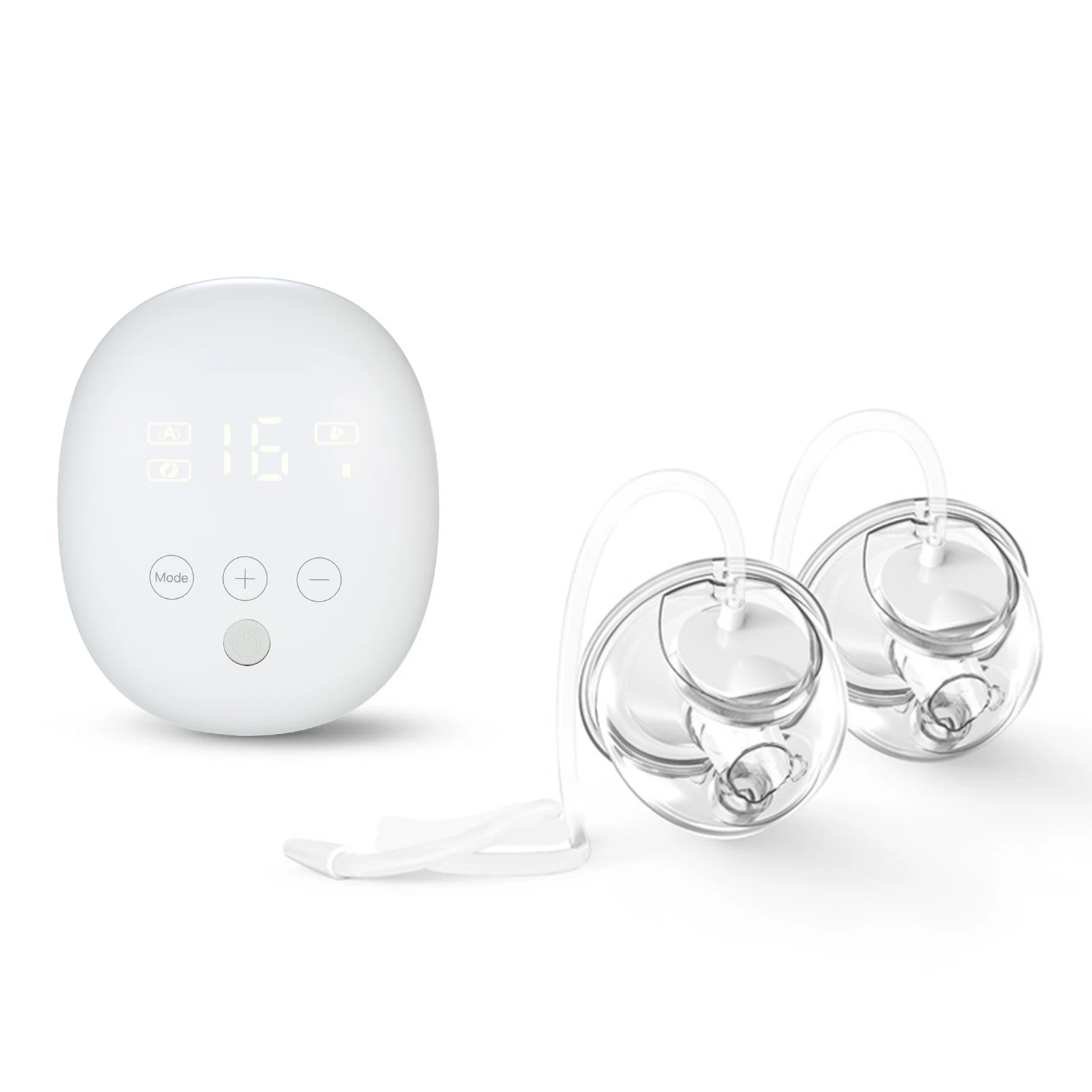 Enhancer Wearable Electric Breast Pump Dubbel Silent Invisible Hands Free Breast Pumps 3 Läges 16 Nivåer Justerbara babytillbehör