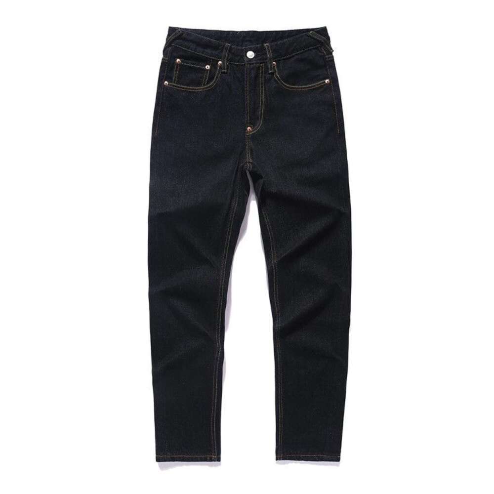 Nouvelle marque molingfu dieu jambe droite avec broderie à la mode, ajustement slim imprimé, ajustement en vrac pour les petits pants de denim m 823170