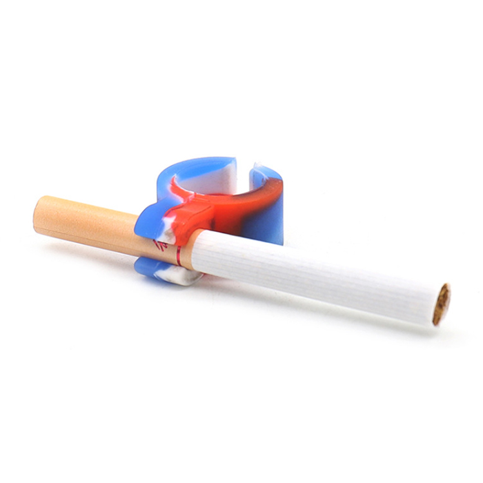 New Models Silicone Cigarette Holder Tobacco Finger Ring Joint For Hookahs Water Bubbler Bongs Oil RIgs Smoking Pipe Tools