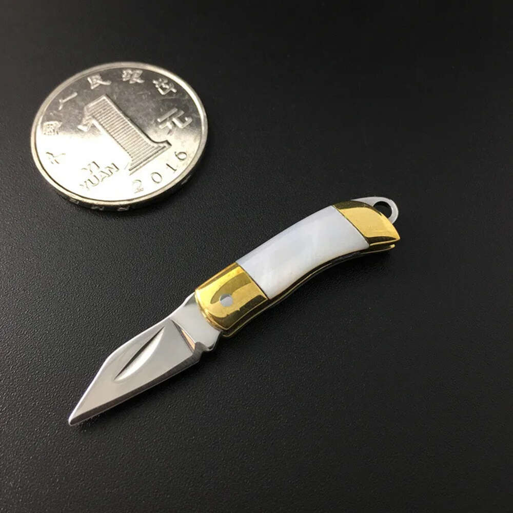 크리에이티브 쉘 미니 폴딩 블레이드 칼날 절묘한 야외 휴대용 포켓 접이식 나이프 홈 매일 조각 자체 방어 도구