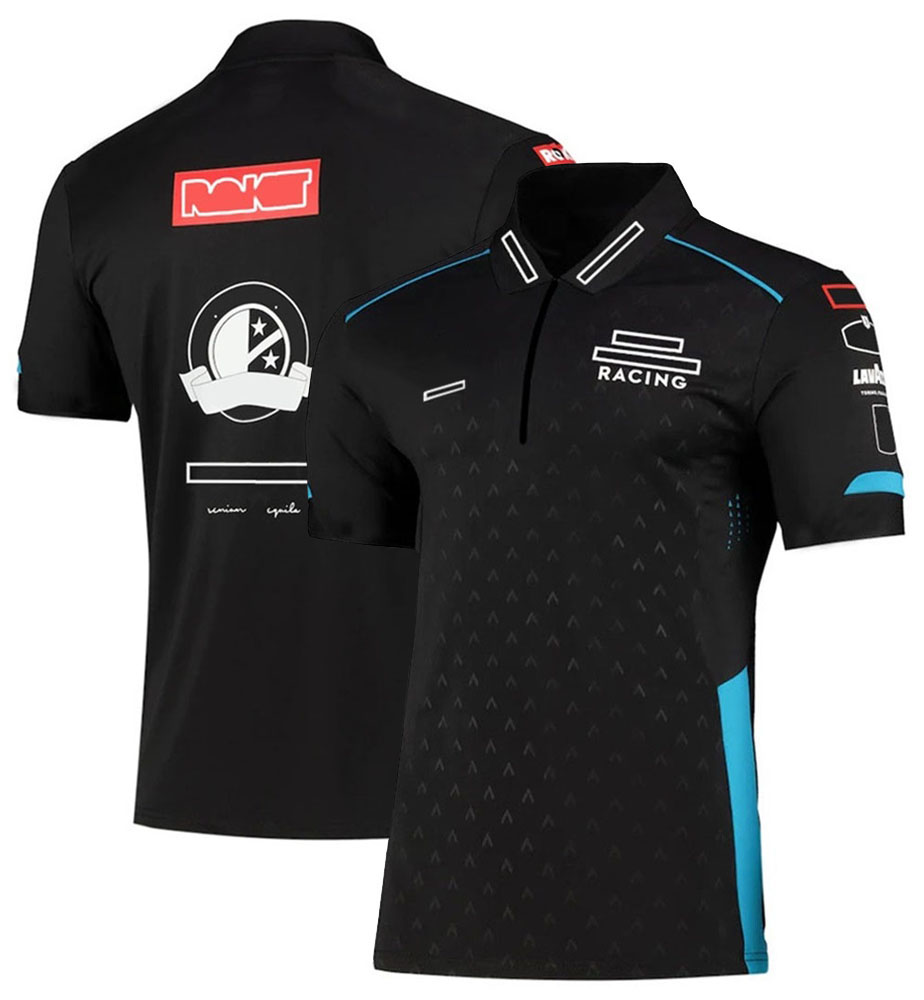F1 Racing Polo T-shirt Formule 1 T-shirts à manches courtes T-shirts d'été Tops secs à sec