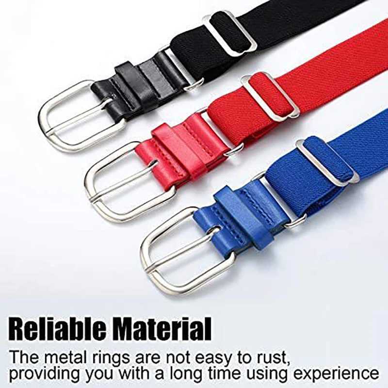 Waist Chain Belts 2023 New Durable Baseball Belt Elastic Tight Mens Club Leisure Elastic Belt Sports Girl Softball Elastic Loose Belt Y240422