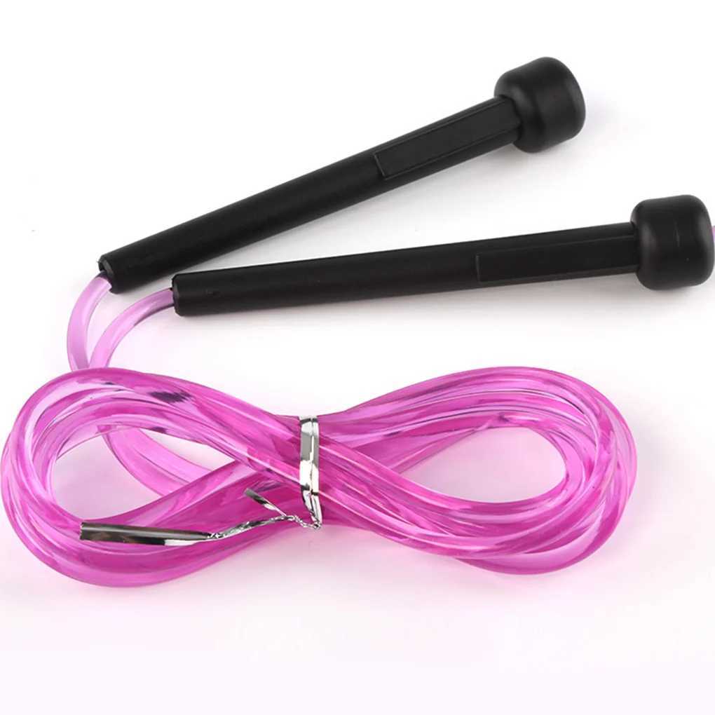 Jump Ropes Training Speed ​​Hump Rope Womens inomhus och utomhus fitness uppvärmning PVC Jump Red Y240423