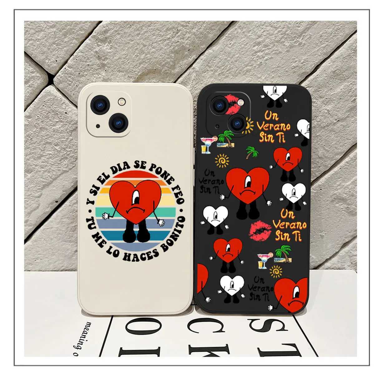 Numpati cellulare Yo Perreo Sola Bad Bunny Telefono OnePlus Nord 3 2 9r 9 8t 8 7 7t Pro 6 5G Copertina di silicone liquido con cinghia manuale Y240423