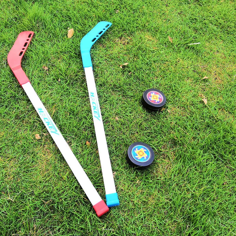 Hockey Enfants Enfants d'hiver Ice Hockey Stick Training Training Tools Plastic 2xsticks 2xball Winter Sports Toy Fits pendant 312 ans