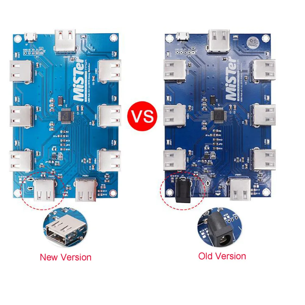 Hubs para Mistor FPGA IO Manual de Soldagem USB Extender Acessórios Conjunto de Acessórios para Peças de Reparo Terasic de10nano