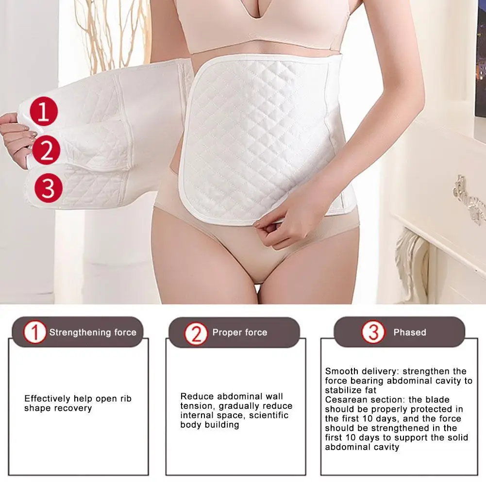 Robes post-partum Band abdominal maternité Femmes enceintes Pure Coton Belly Slim Césarienne Césarien Bandage Coton Gauze