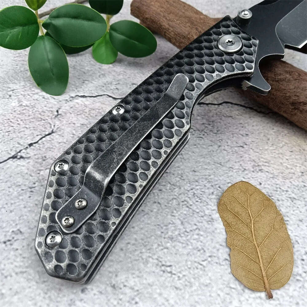 Tactische Strider SMF -vouwmes 7Cr13Mov Drop Point Blade 420 Staalgreep Pocket camping jachtmessen Survival EDC Tool