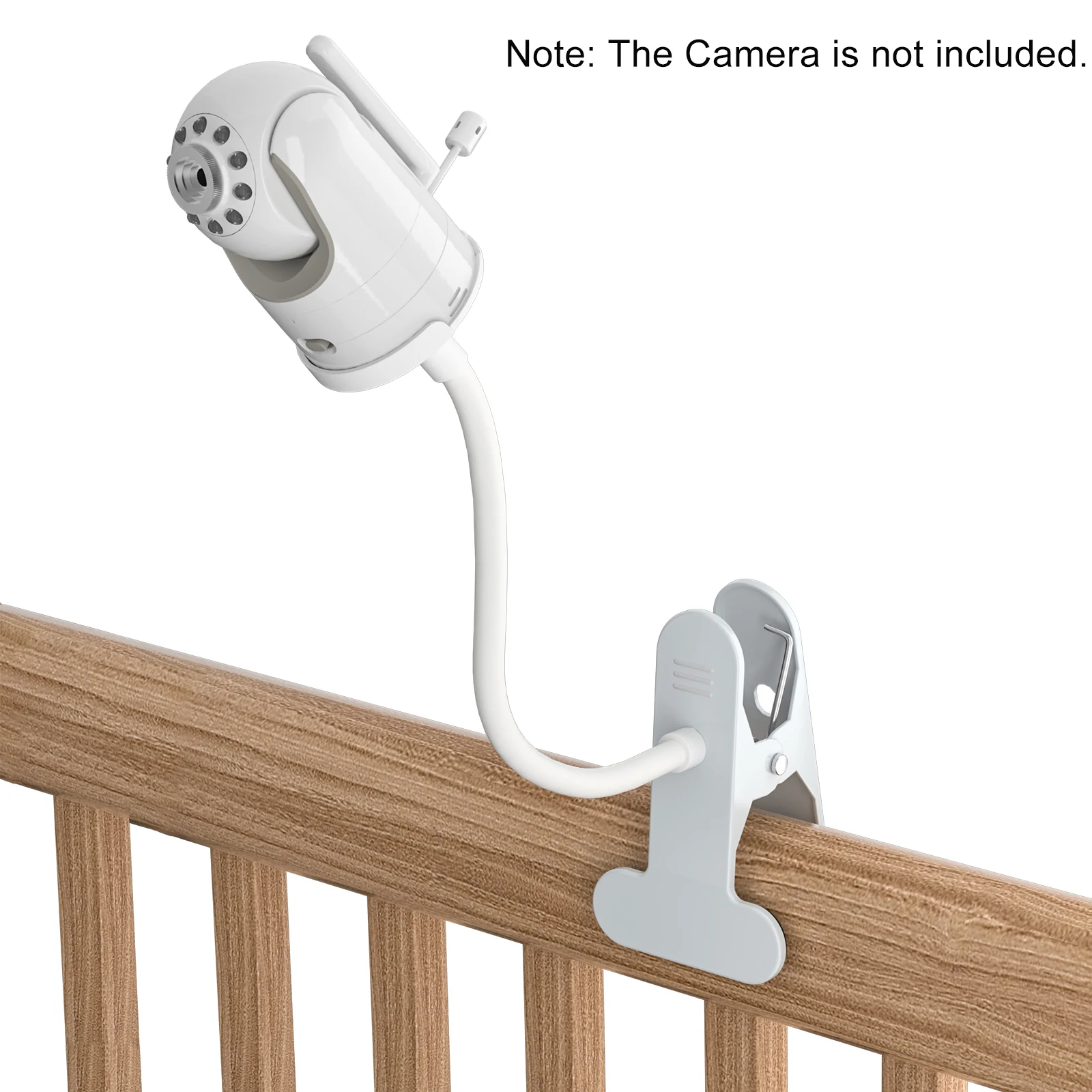 モニタークリップマウントスタンドは、幼児DXR8およびDXR8 Proベビーモニターカメラホルダーフレキシブルツイストマウンティングキットと互換性があります