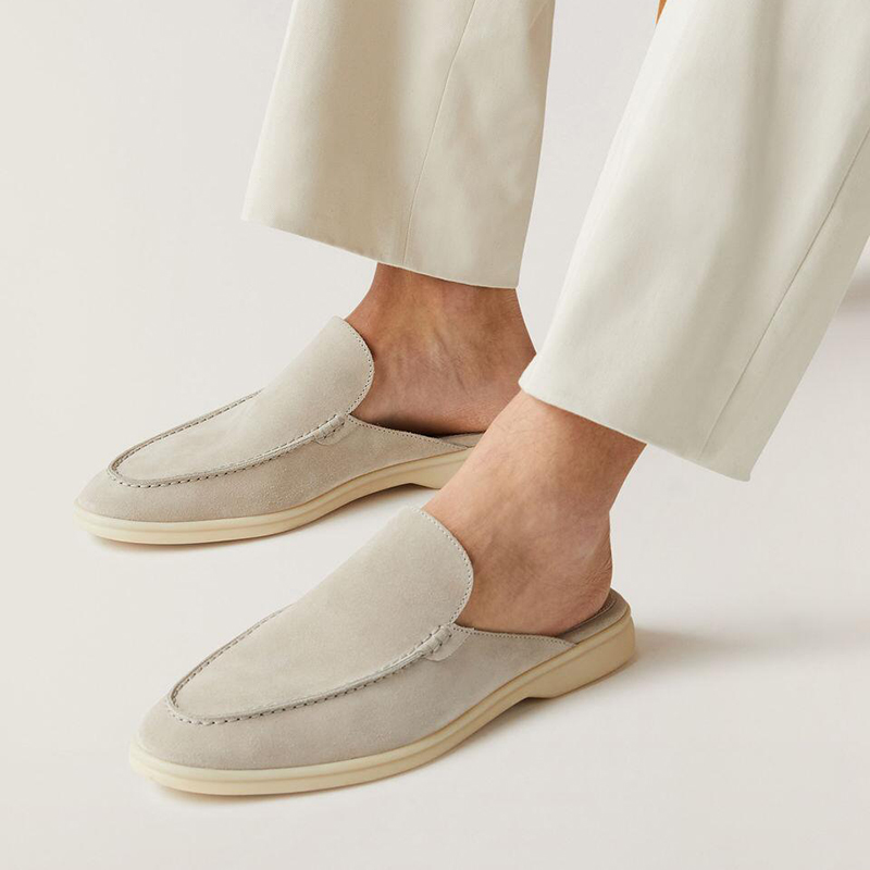 Designer Mule Slifor Sandali in pelle Sandali Casualmente scarpe da uomo Scarpe casual's Casual Scarpe Semi-Drag Fashion Cowhide Slifors
