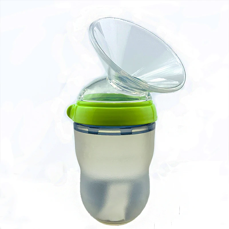ワイドボアボトル統合カバーマタニティ製品用エンハンサーマニュアル母乳ポンプシリコンベビーボトル吸引カップ乳首