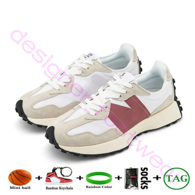 2024 Designer 327 OG Ultra Running Shoes Men Women 327s Sneakers Quartz Grey Sea Salt Vintage Beige Moonbeam Leopard Print Triple Black White Mens Trainers Storlek 36-45