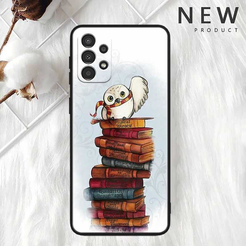 Zbudowniki telefonu komórkowego Art Cool Harries Wand Potters dla Samsung A73 A72 A54 A53 A52S A34 A33 A32 A24 A23 A22 A14 A13 A03S A02S Black Soft Telefon Case Y240423