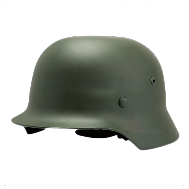 Säkerhet WW2 WWII Nya Tactical Airsoft German M35 Hjälm Luftwaffe Steel Hjälm Black Green Helmet Combat Special Force Safety Helmets