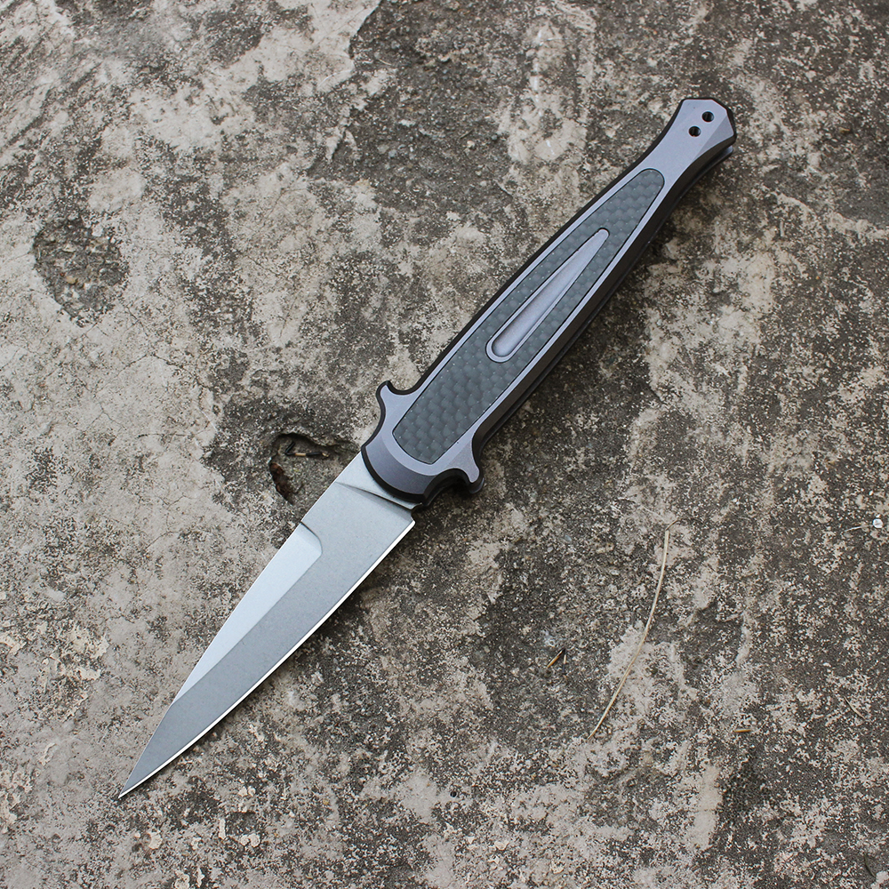 7150 couteau pliage de poche de poche couteau rapide en fibre de carbone rapide