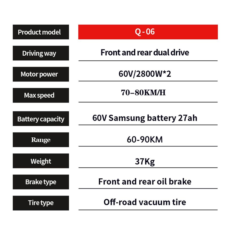 電気スクーターアダルトデュアルモーター11インチロードタイヤ高速60V 5600W新しい速度