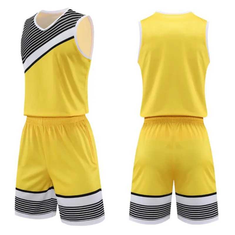 Fans Tops Tees Child Boys Customized Print Sports Jersey Blank Basketball Clothes Sublimation Mens Basketball Uniform Sets Big Size 3XS-6XL Y240423