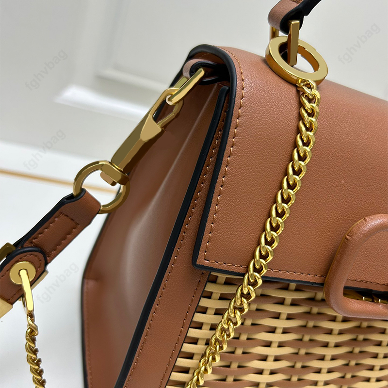 Kleine echte lederen dameszak designer tassen nieuwe geweven handtas stijlvolle schoudertas crossbody tas messenger tas luxe draagtassen lente zomer handtassen groothandel