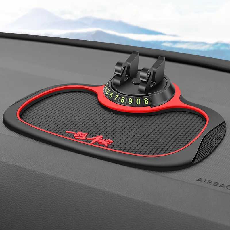 Mobiele telefoonbevestigers houders multifunctionele auto anti-slip mat Auto telefoonhouder Non Slip Sticky Anti Slide Dash Telefoonbevestiging Siliconen Dashboard CAR KAD MAT Y240423