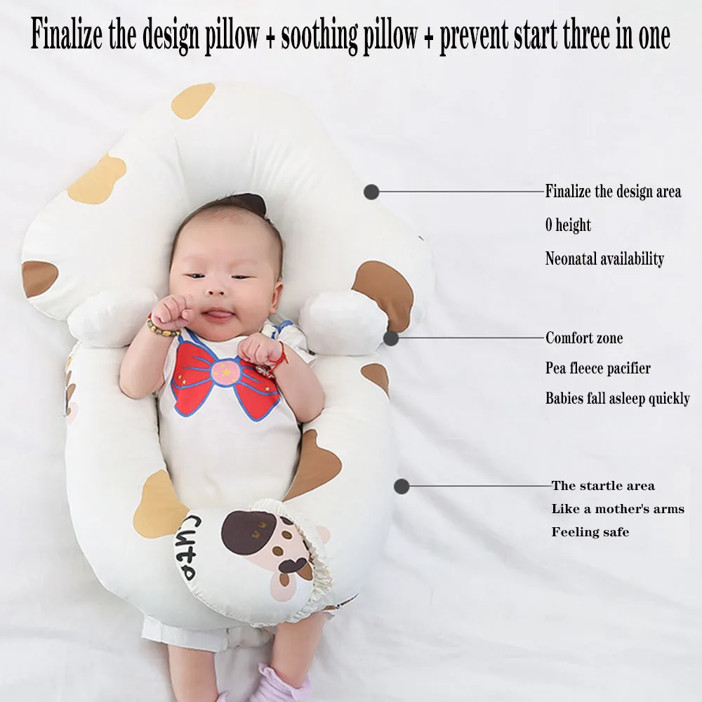 Pillow Battilo Baby Pillows Baby Nest Bionic Pillow Newborn Sleep Pillow Antiflat Head Shapin Pillow Cotton Soothing Pillow For Babies