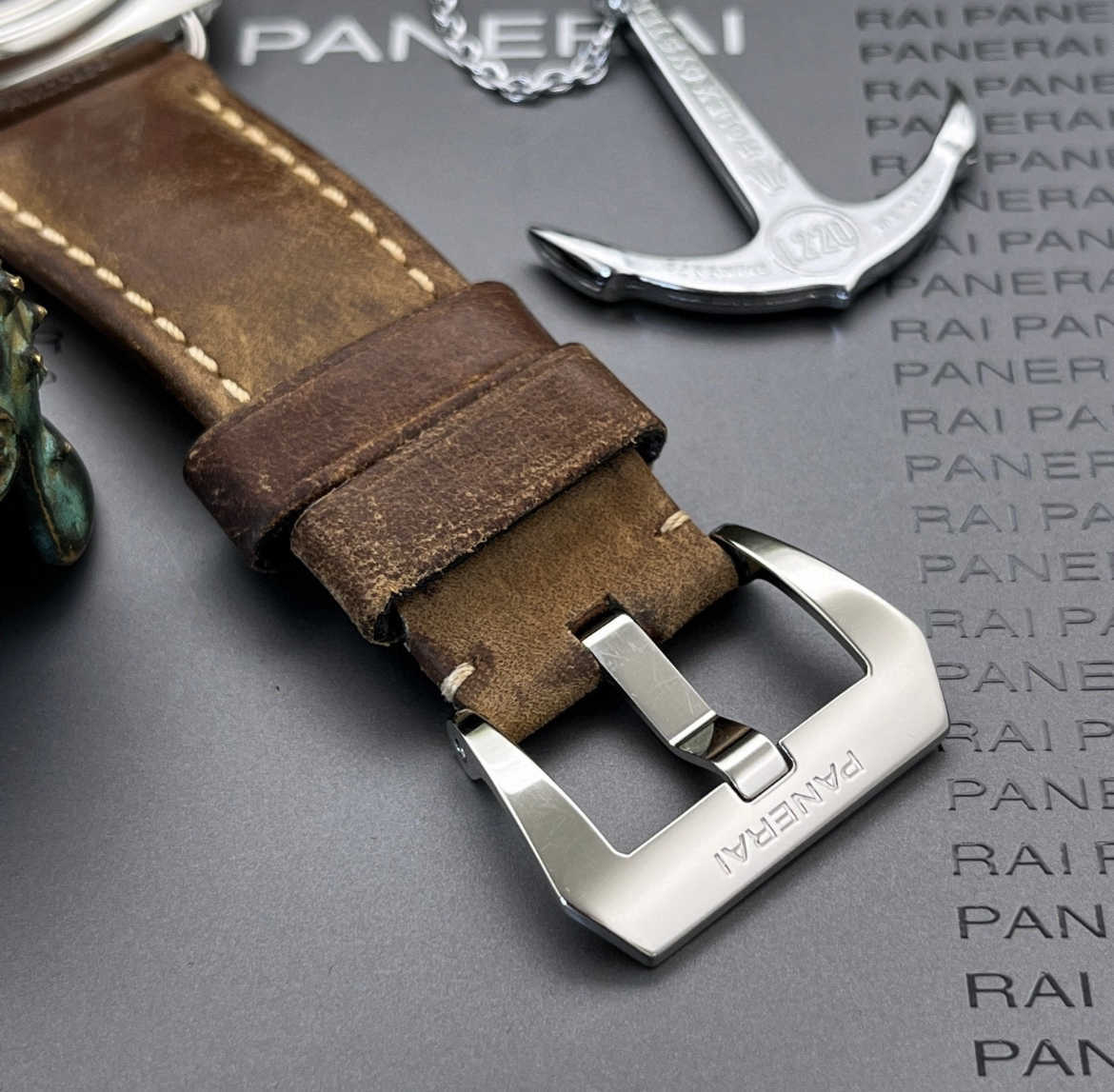 Pannerai Watch Luxury Designer 47mm Panahei Rademir Series Pam00424 Manual Mechanical Mens