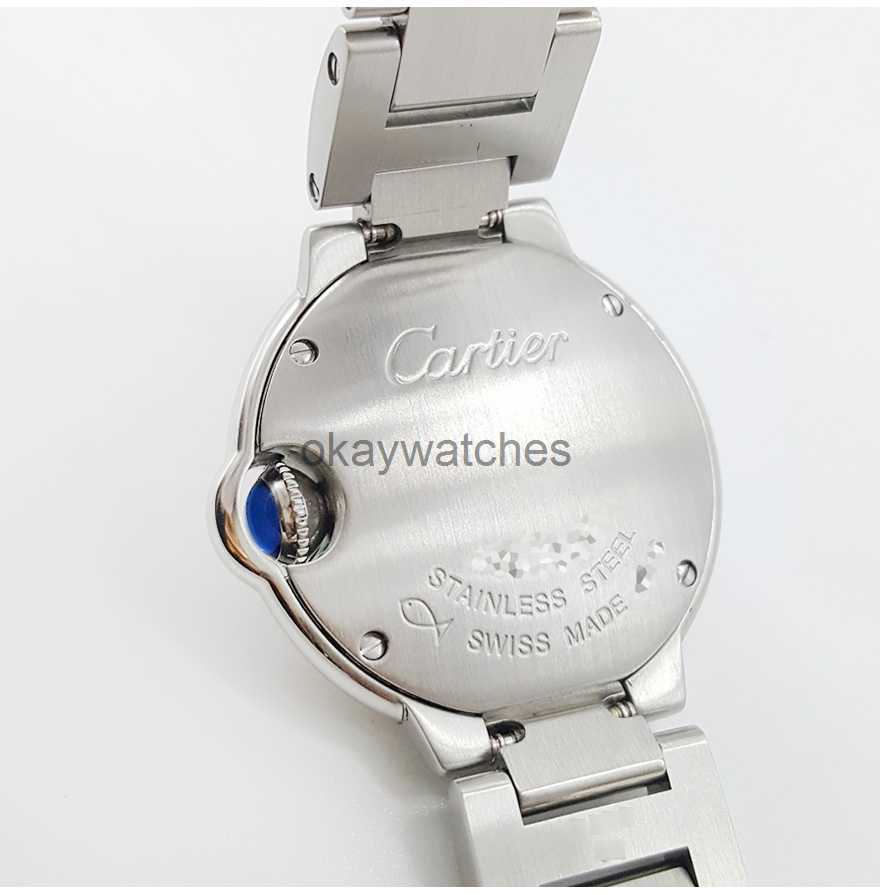 Cadran fonctionnant des montres automatiques Carter White Plate Blue Balloon Series Quartz Watch Womens W 6 9 0 1 Z 4