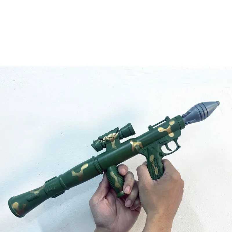 Toys Toys Enfants Soft Bullet Mousse Jouet Gun Military Rocket Launcher avec Bullets for Boys Kids Outdoor Games GADSL2404