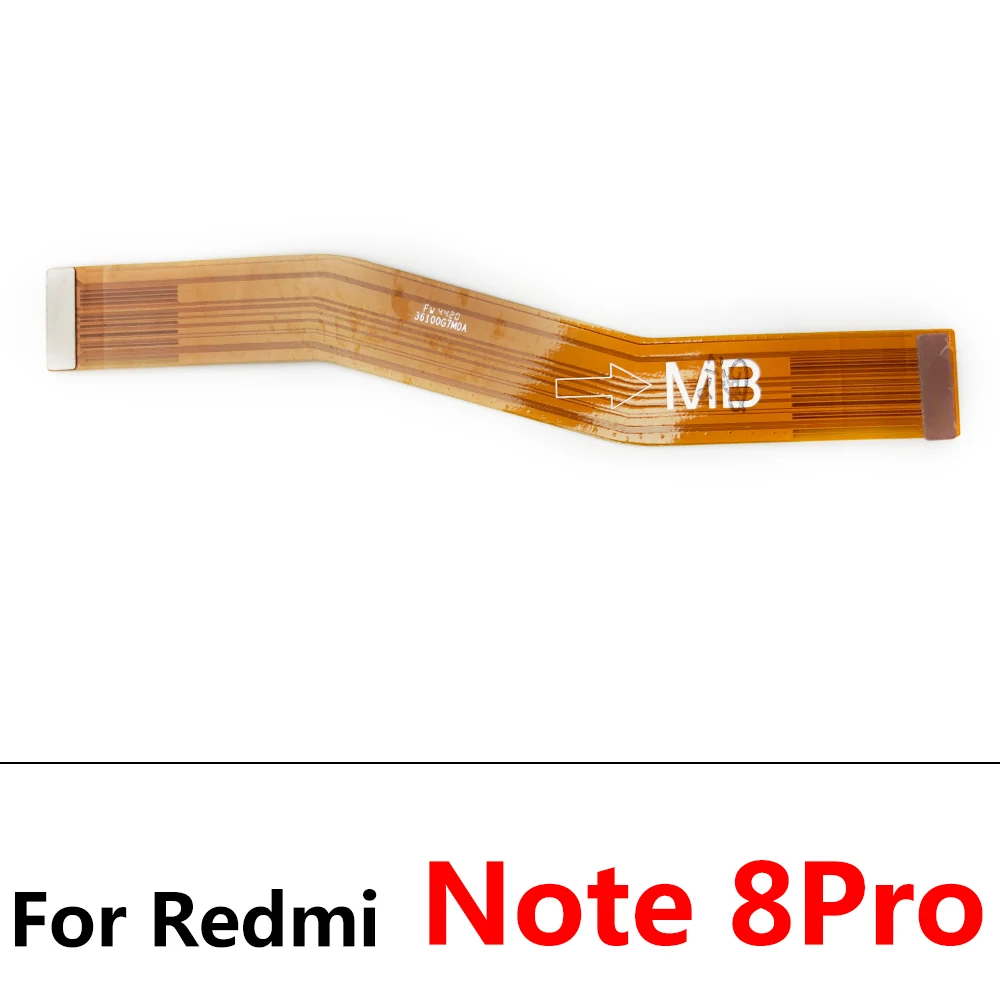 Kablar Huvud FPC LCD Display Connect Mainboard Flex Cable för Xiaomi Redmi Note 3 4 4x 5 5A 6 7 8 9 10 Pro 8T 9s