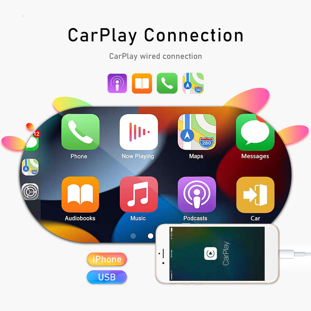 NOUVEAU 1DIN CAR RADIO CARPLAY AUTO 7 