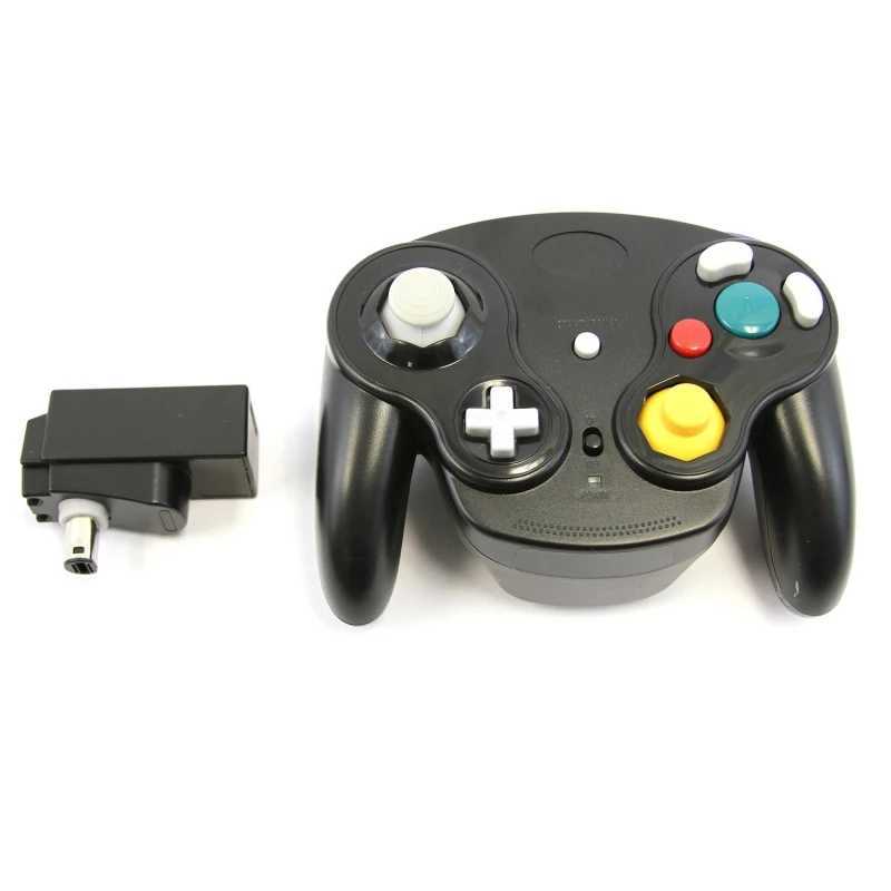 Contrôleurs de jeu joysticks 5 couleurs Contrôleur de jeu sans fil pour la console de jeu NGC avec adaptateur 2,4 g de jeu de jeu pour la console de jeu vidéo Gamecube D240424