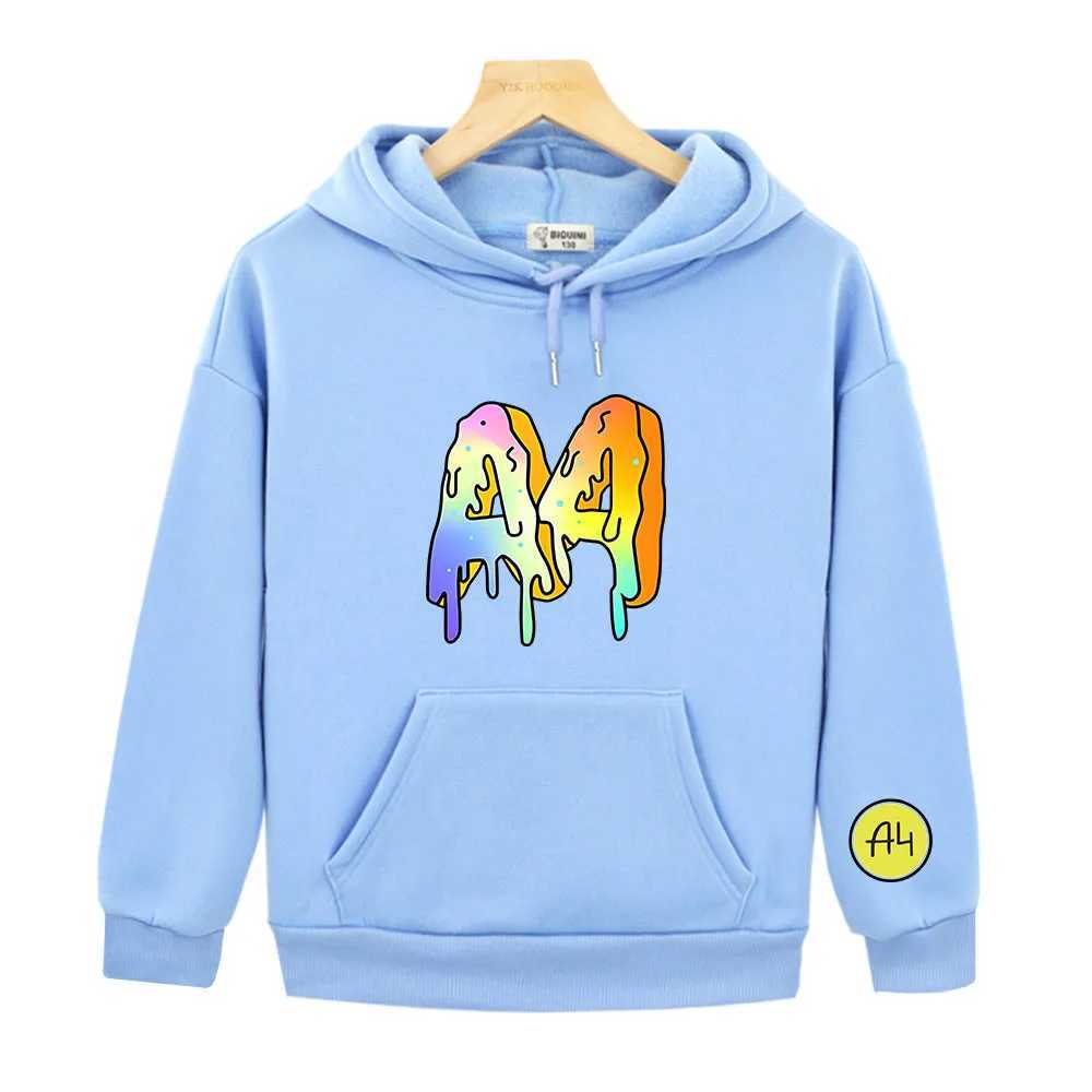 Sweats à capuche masculins 4 Donuts Hoodies Merch A4 Lamba Sweatshirt Girl Girl Long Manches Tops Enfants Baby Vêtements Y2K Vêtements Piloul For Kids 240424