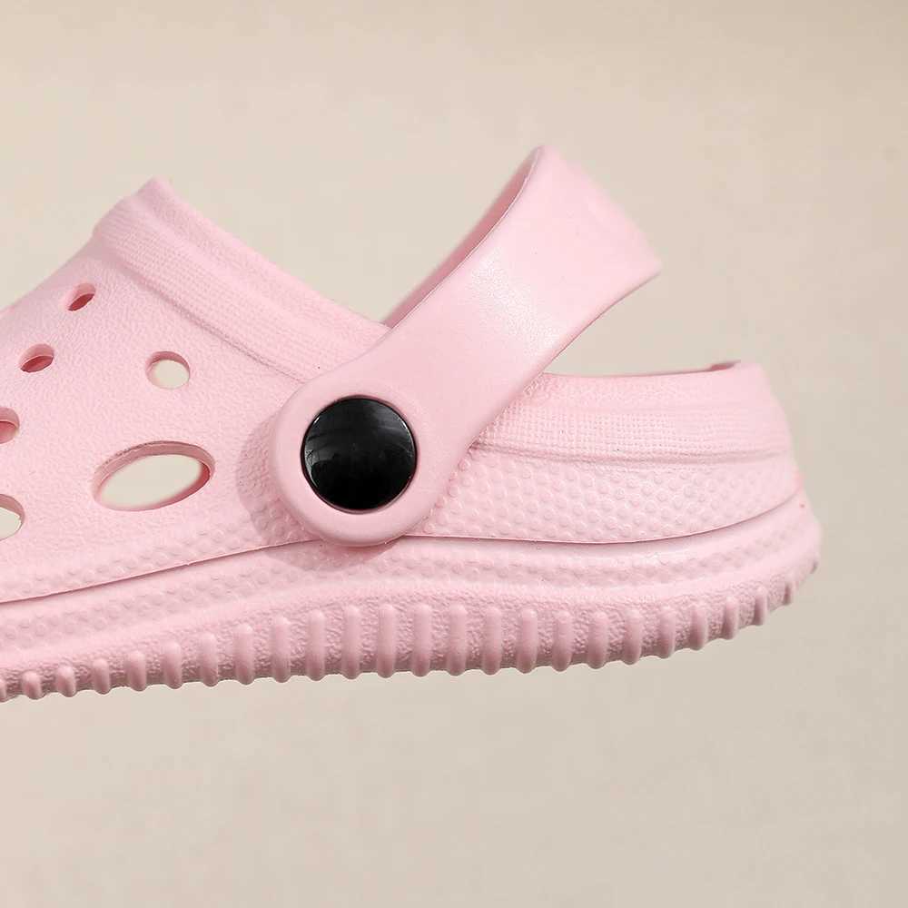 Sandals Fashion Waterproof Slippers Children Sandals Shoes Summer Outdoor Slides Soft Sole Garden Shoes Indoor Nursing Clogs Sandals 240423