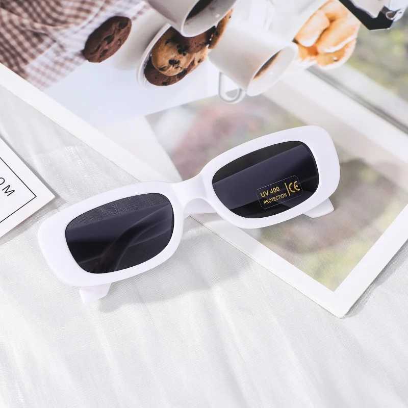 Sunglasses Frames Children Vintage Frosted Small Rectangle Sunglasses for Boys Girls Cute UV400 Protection Outdoor Sweet Kids Baby Square Shades