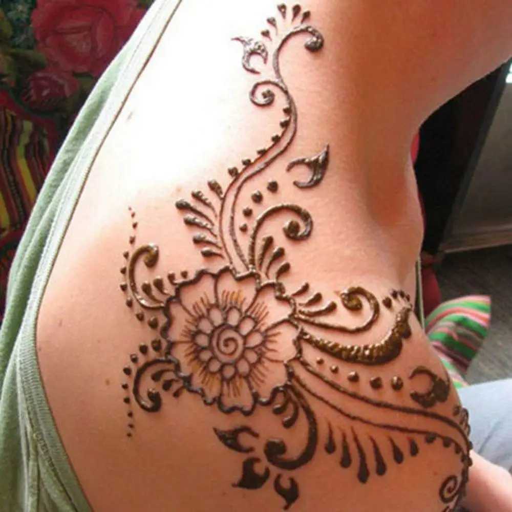 Body Paint Natural Temporary Flash Tattoo Paste Black Henna Body Paint Arts Disposable Cones Sexy Tattoo Cream Lnks Indian Wedding Fashion d240424