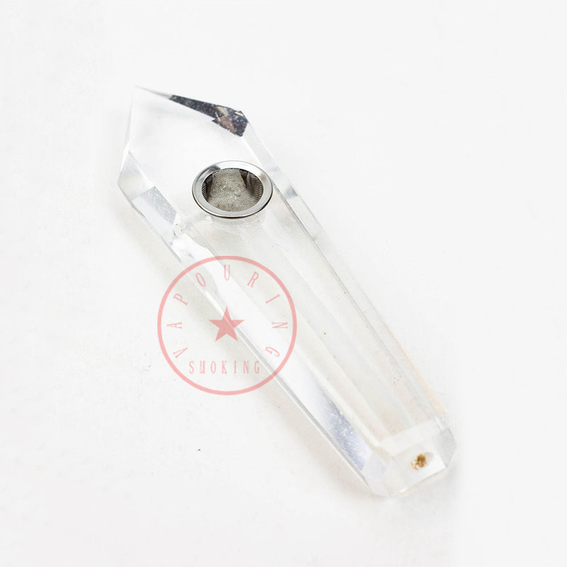 NUOVO STILE PIBI DI PIEGNO NATURALI PIULE Crystal Diamond Schermata Ciotola portatile innovativo Porta di sigarette tabacco da tabacco fumato Fumo di gemme a mano DHL DHL