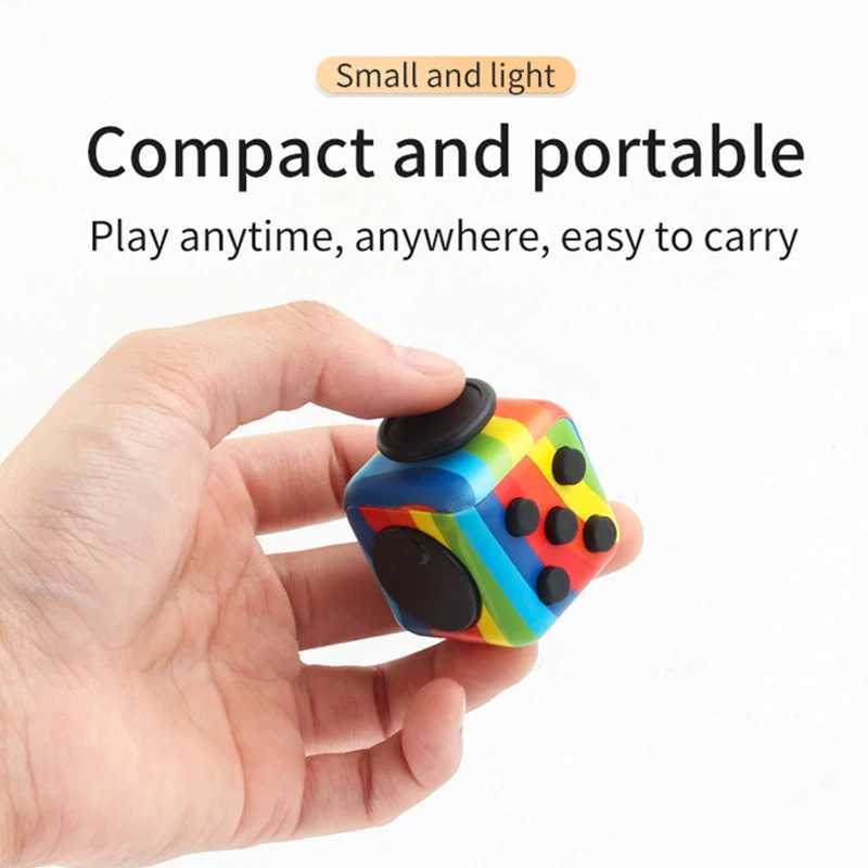 Decompression Toy Fidget Anti Stress Relief Toys Decompression Dice Game for Adult Children Sensory Toy for Autism Antistress Funny Gift d240424