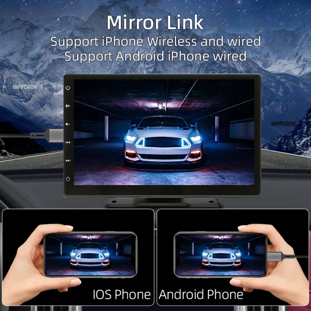 9 Zoll Auto Radio Android Auto CarPlay Multimedia Video Player IPS Touchscreen Aux Eingabe Bluetooth MirrorLink Universal