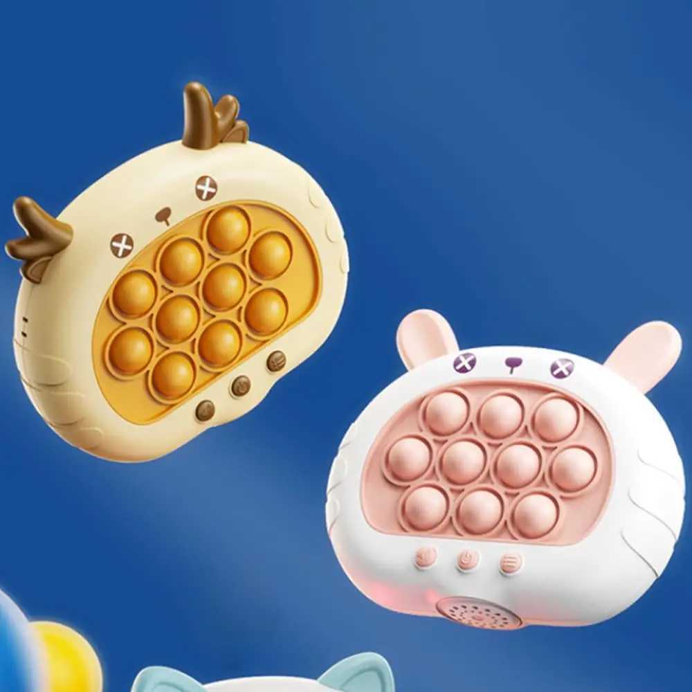 Decompressione Toy 999 Livello Elettronico Pop Push Push Bolles Machine Cartoon Cartoon Fun Streezing Toys Anti Stress Sensory Bubble Toy Regali D240424