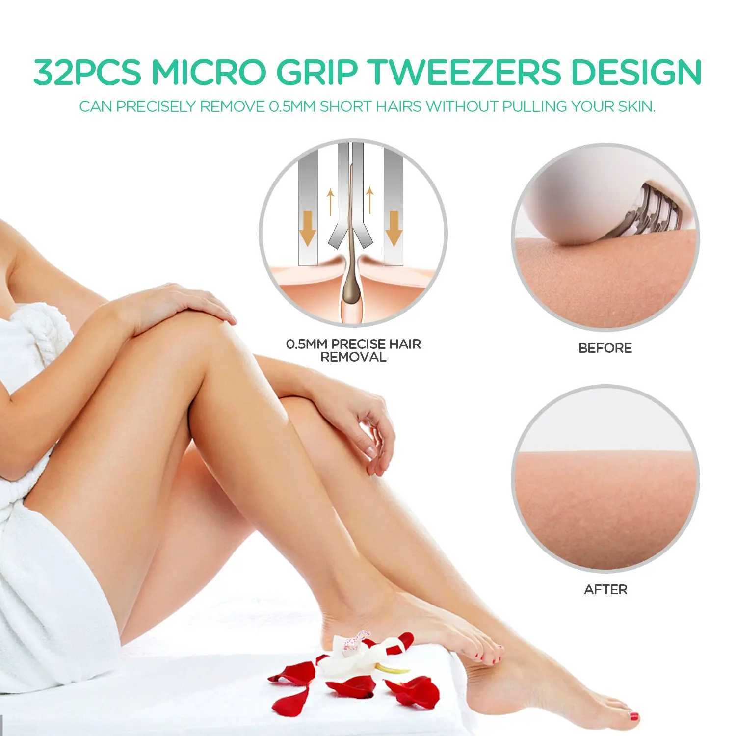 Epilator Original Kemei 3in1 Women Electric Epilator For Face Whole Body Bikini Trimmer Lady Shaver Leg Hair Removal Foot Callus Remover d240424