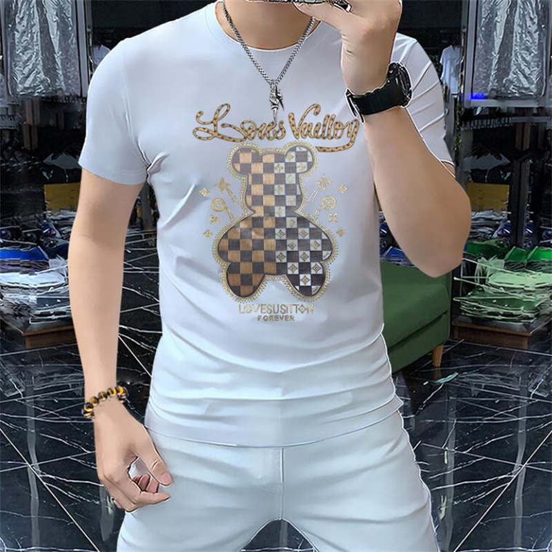 2024 Designer Luxury Men's T-shirt Summer Casual Short Sleeve Tshirt T Shirt High Quality Tees Tops For Mens Womens Letters Monogrammed T-shirts Shirts Asian Size M-5XL