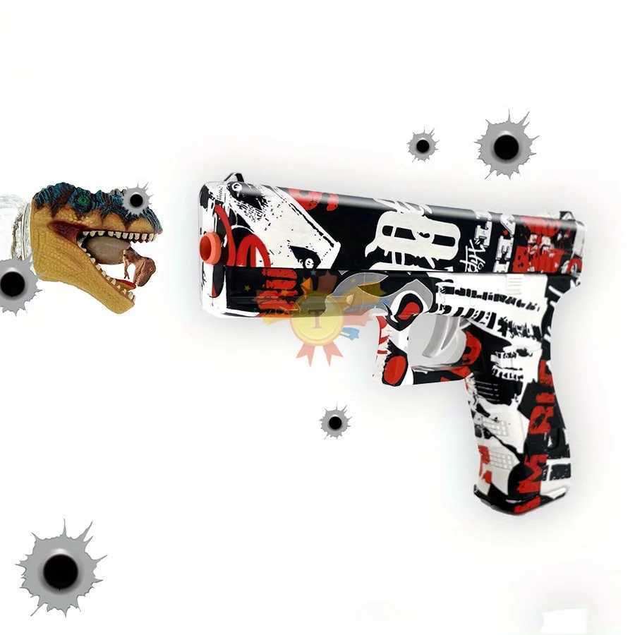 Gun Toys Ball Blaster Pistol Toys Manual Blaster لا حاجة إلى شحن في الهواء الطلق لعبة الرماية لعبة Gunl2404