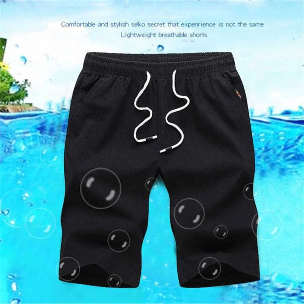 Shorts masculins Summer Breathable Mens Mesh Shorts Gym Fitness Fitness Casual Loose Shorts Jogger Outdoor Fitness Shorts Sports Pantalons Sports M-5XL H240508