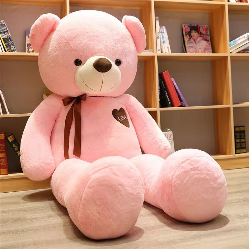 Teddy bear doll holding sleeping plush toy pillow holding bear girl doll birthday gift 60/80/100/120/140/160/180CM