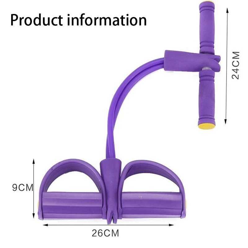 Ensembles actifs 4 Résistance Élastique Prill Corde Training Disocier Abdominal Resistance Bandon Utilisé dans l'équipement de fitness d'entraînement d'exercice de gymnase à domicile 240424