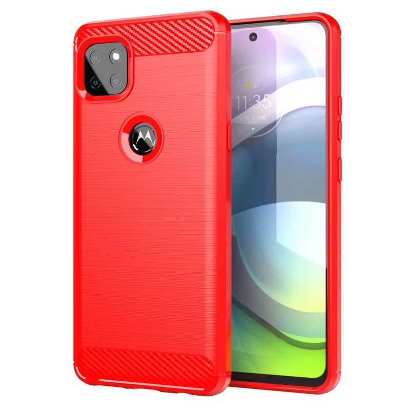 حالات الهاتف الخليوي علبة ألياف الكربون المقاومة للصدمات لـ Moto G 5G One 5G ACE ACE SELTURE SILICONE SILICONE FOR MOTO ONE 5G UW ACE PHONE COVER 240423