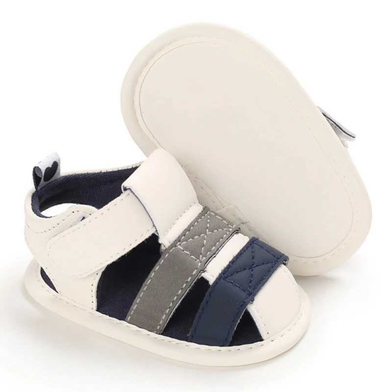 Supper Summer Noworodki Sandały Baptyzm Chrzty Buty do chodzenia Wygodne miękkie podeszwy bez poślizgu Toddler Flats Buty Crib First Walkersl2404