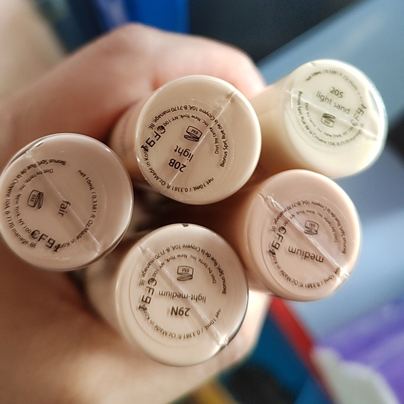 Luxury Foundation Makeup Cream Cream Corrallers 10ml en 5 tonos Fond de Teint Kit