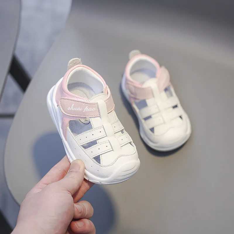 Sandaler baby flickor sandaler sommar pojkar casual skor barn strand sandaler barn mjuksolade antislip spädbarn småbarnskor 0-3 år 240423