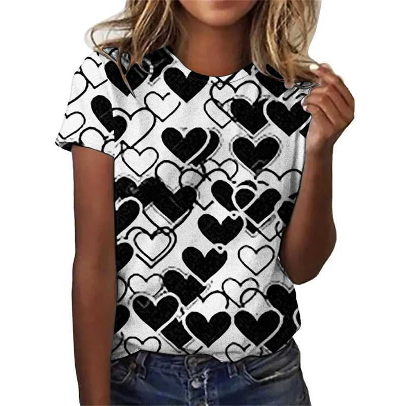 Camiseta feminina mais nova camiseta de moda para mulheres adora impressão linda camiseta o-juba de pêlo curto roupas de manga curta