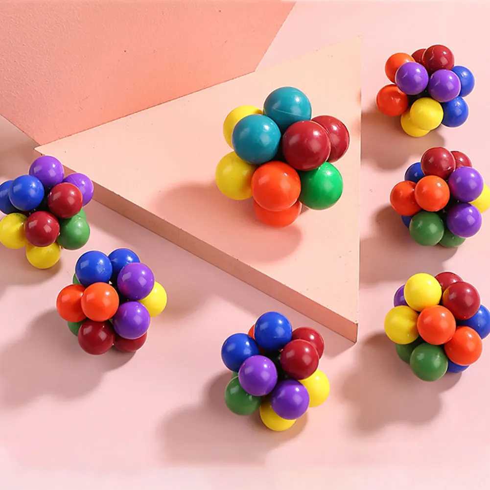 Decompression Toy Adults Anti-stress Squeeze Toy Atomic Fidget Ball Children Sensory Stress Relief Toys Hand Exercises Massage Balls Autism Gifts d240424